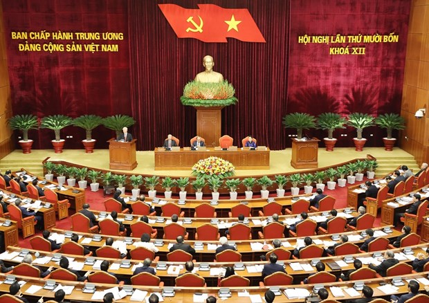 Party Central Committee convenes 14th session hinh anh 1