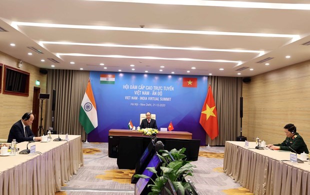 Vietnamese, Indian PMs co-chair virtual summit