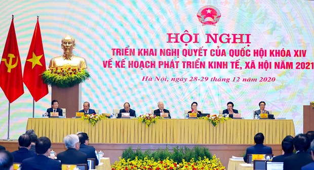 Government holds online conference with localities hinh anh 2