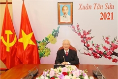 Top leader holds phone talks with new Secretary General of Lao People’s Revolutionary Party