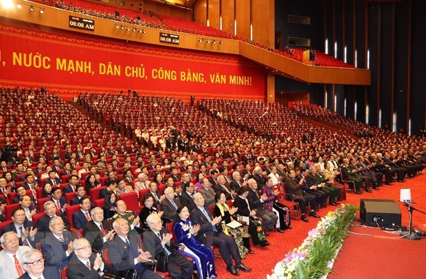 Press release on opening session of 13th National Party Congress hinh anh 1
