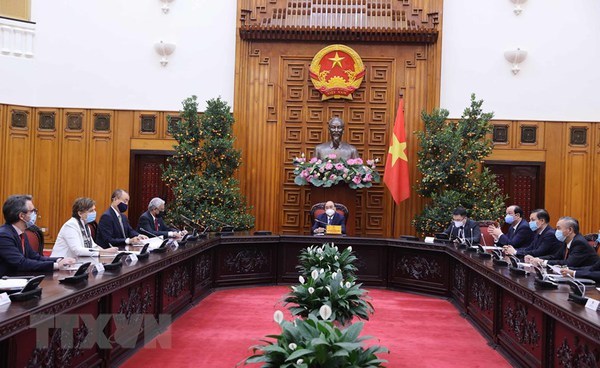 PM hosts heads of UN agencies in Vietnam hinh anh 1