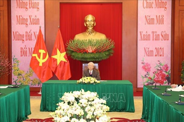 Top Vietnamese, Chinese leaders hold phone talks