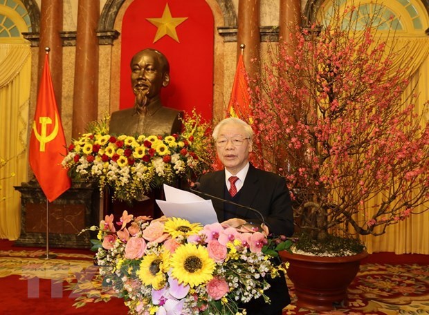 Top leader: Turn opportunities into reality to build prosperous, happy Vietnam