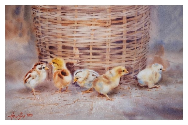 Int’l watercolour painting exhibition opens in HCM City