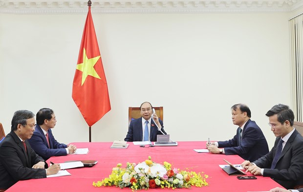 Vietnamese PM, Chilean President discuss ways to foster bilateral ties hinh anh 1