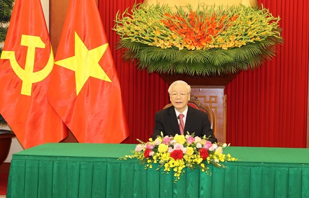 Vietnam always treasures special ties with Cuba: Party chief hinh anh 1