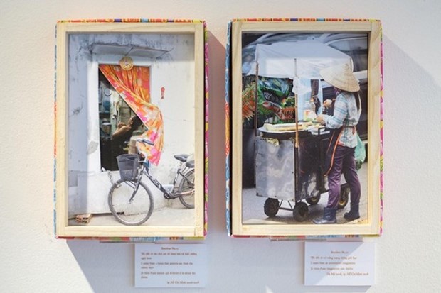 French artists tell Vietnamese stories through boxes of artworks hinh anh 1