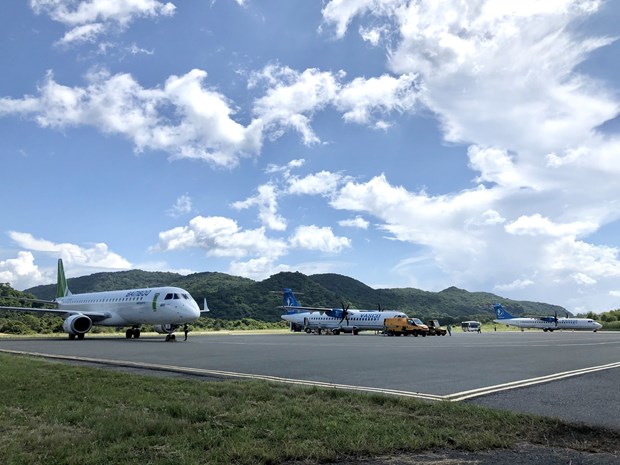 New COVID-19 outbreak puts a halt to more domestic flights hinh anh 1