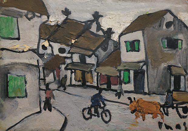 Bui Xuan Phai’s paintings to be auctioned in Singapore hinh anh 1