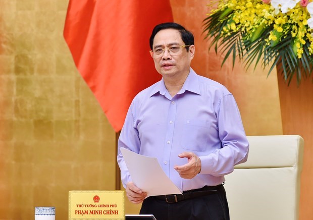 PM chairs Government meeting on law building hinh anh 1
