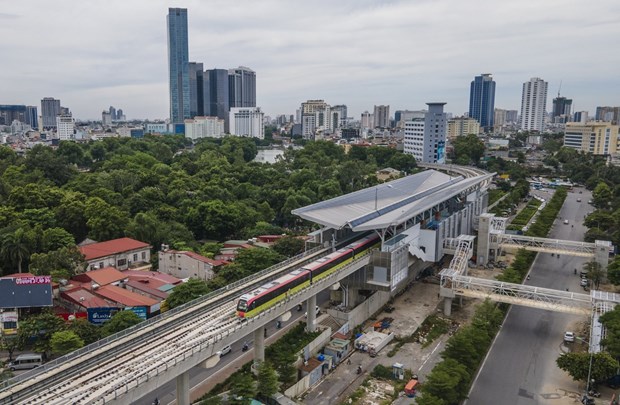 Hanoi urban metro line’s elevated section commissioned hinh anh 2