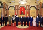 President hosts foreign ambassadors