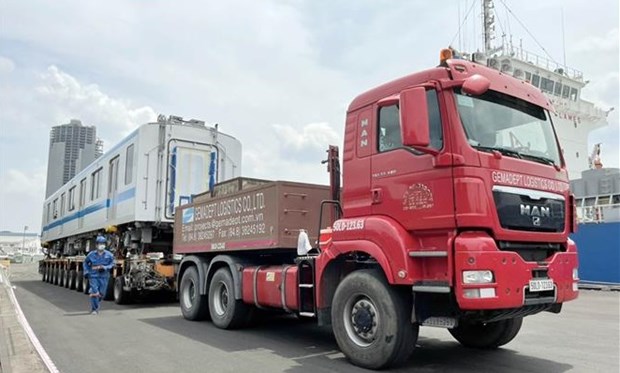 Two more trains Metro Line No.1 arrives in HCM City hinh anh 1