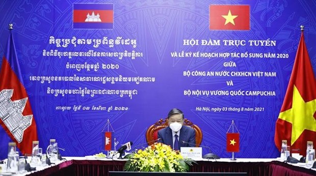 Vietnam, Cambodia bolster anti-crime cooperation hinh anh 1