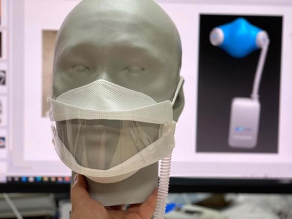 Ventilator creator invents antiviral face mask hinh anh 2