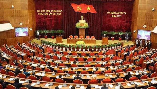Fourth plenum of 13th Party Central Committee wraps up
