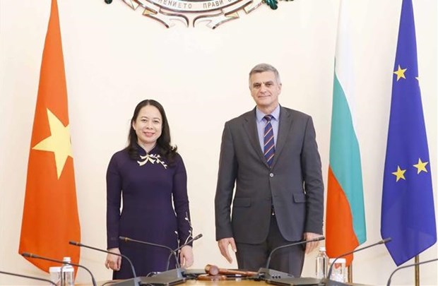 Vice President meets acting Prime Minister, Foreign Minister of Bulgaria hinh anh 1