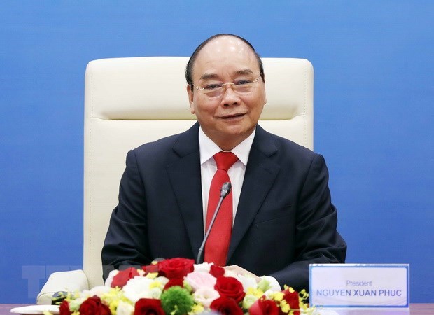 President addresses online high-level debate on UN-AU cooperation hinh anh 1