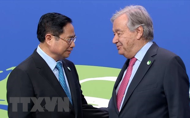 PM meets UN Secretary-General, leaders of some European countries hinh anh 1