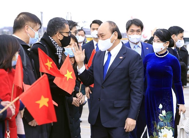 President Nguyen Xuan Phuc wraps off official visit to Switzerland, heading to Russia