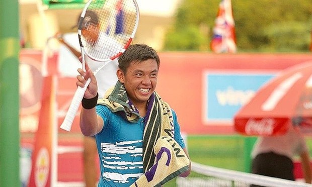 Tennis player Ly Hoang Nam wins the M15 Cancun tournament in Mexico hinh anh 1