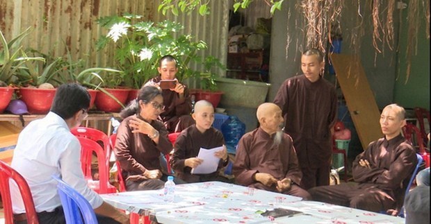 Family worship place in Long An province under investigation hinh anh 1