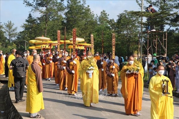 Cremation ceremony for Zen Master Thich Nhat Hanh held