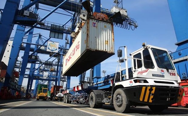Export-import turnover hits 21.41 bln USD in first half of February hinh anh 1