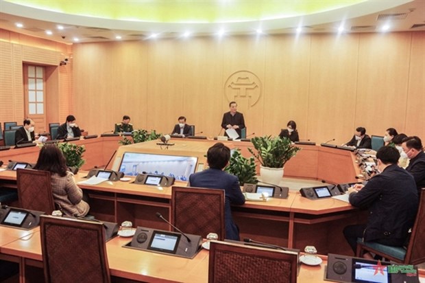 Hanoi to reach COVID-19 peak in two weeks' time: city chair hinh anh 1