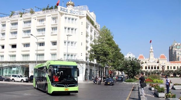 First electric bus route in HCM City to debut on March 9 hinh anh 2