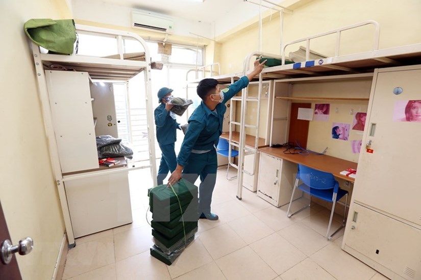 FPT University dorm readies to house 2,000 quarantined people hinh anh 14