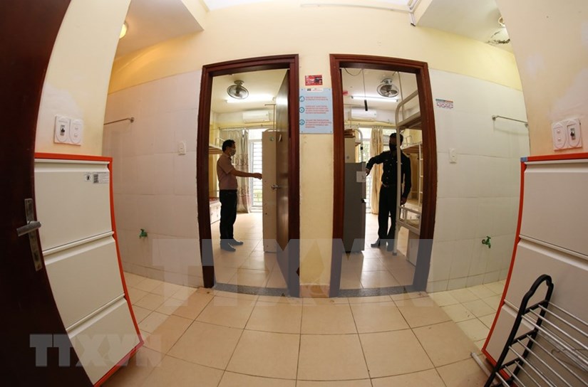 FPT University dorm readies to house 2,000 quarantined people hinh anh 8