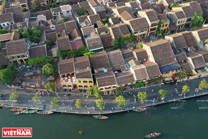 Hoi An Ancient Town peacefully lies on the banks of Hoai River (Photo: VNA)