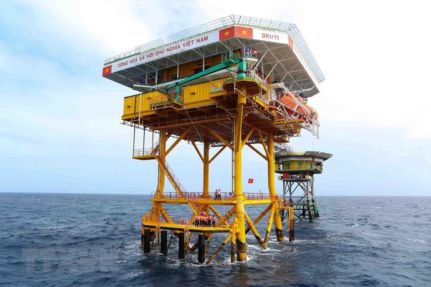 DK1/11 rig is located on the southern continental shelf of Vietnam (Photo: VNA)