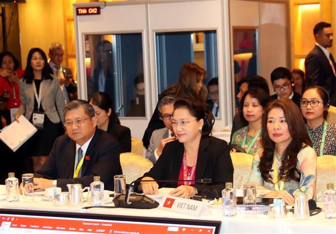 National Assembly Chairwoman Nguyen Thi Kim Ngan at the AIPA Executive Committee Meeting (Photo: VNA)