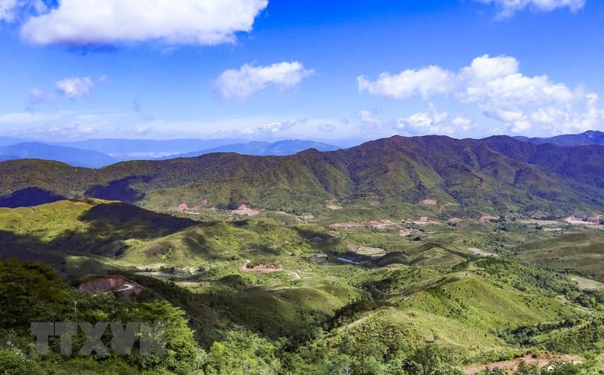 Border Marker Zero stands at the point which separates Vietnam, Laos and China (Photo: VNA)