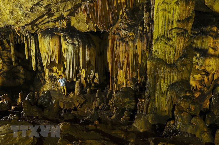 Van Trinh Cave is one of the biggest and most beautiful caves in Ninh Binh province (Photo:VNA)