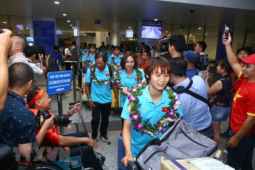 Vietnam became champions of ASEAN Football Federation Women’s Championship 2019 after beating hosts Thailand 1-0 in the final’s extra time on August 27 (Photo:VNA)
