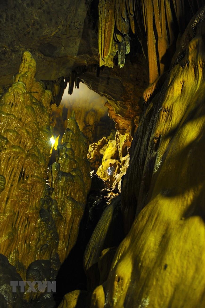 The 4,000 square metre cave is located in Van Trinh village, Thuong Hoa commune, Nho Quan district (Photo:VNA) 