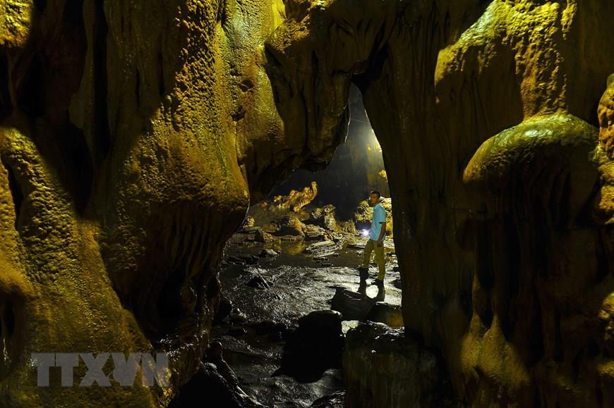 Van Trinh Cave is one of the biggest and most beautiful caves in Ninh Binh province (Photo:VNA)