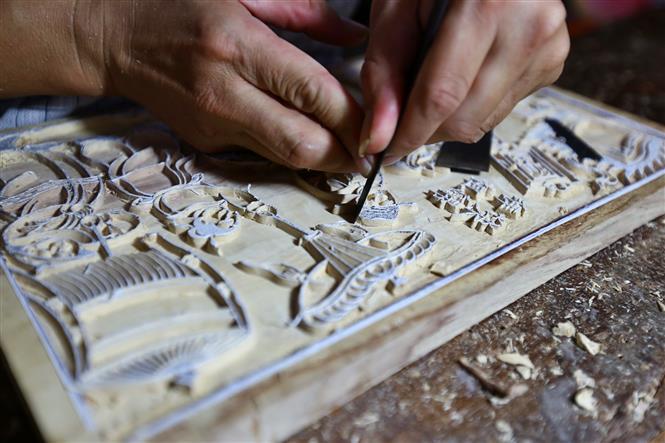 Dong Ho painting has become a vivid symbol of folk culture in Vietnam and a source of inspiration for poets and musicians of many generations (Photo:VNA)