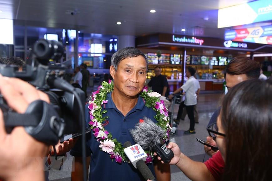 Coach of the national women's football team Mai Duc Chung (Photo:VNA)