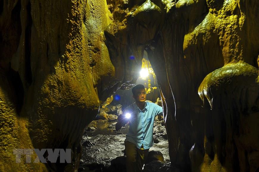 Van Trinh Cave is one of the biggest and most beautiful caves of Ninh Binh province (Photo:VNA)