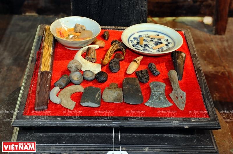 Objects used for officiating (Photo: VNA)