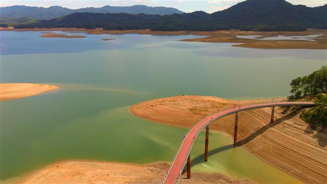 The nature reserve is completely surrounded by forest with precious species of flora as well as rare and endangered species of fauna (Photo: VNA)