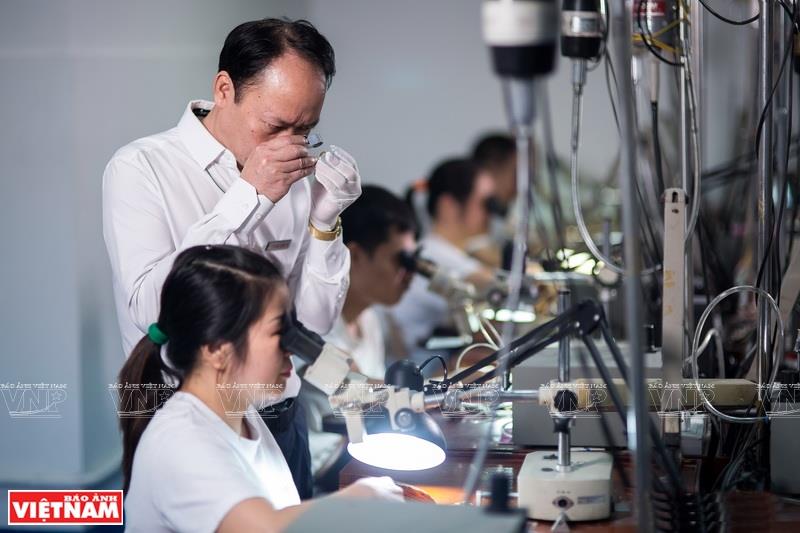 State-of-the art equipment at a manufacturing centre at Phu Quy (Photo: VNA)