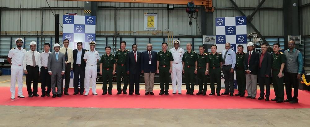 The project, the first specific project in the defence partnership between the two countries, is funded by the Indian government’s credit package (Photo: VNA)
