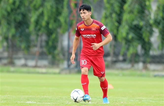 Striker Cong Phuong (Photo: VNA)