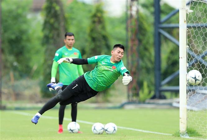 Goal keeper Nguyen Tuan Manh (Photo: VNA)